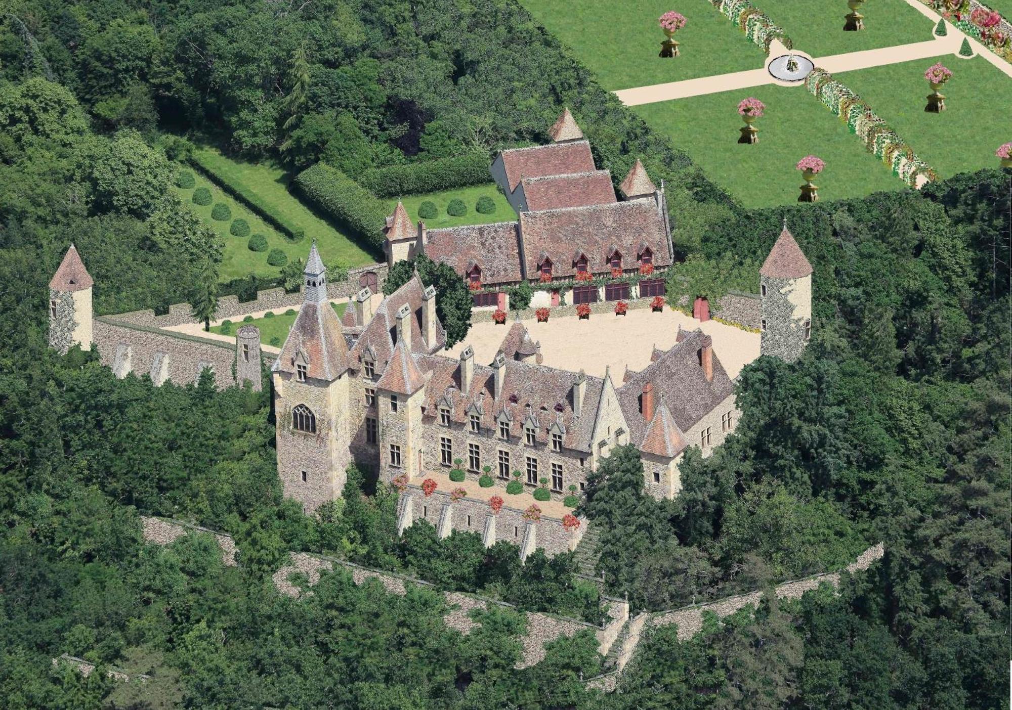 Chateau De Peufeilhoux 5* Vallon-en-Sully